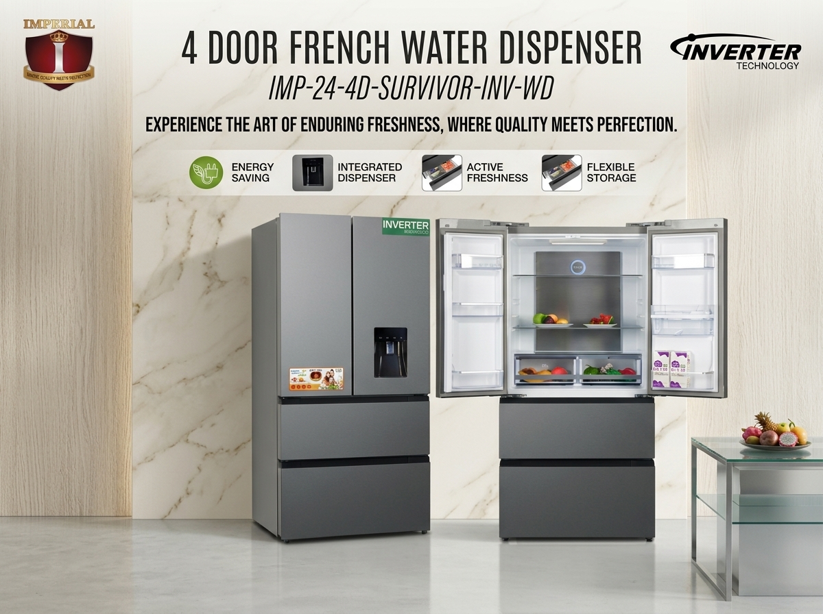 Survivor Inverter 4-Door Fridge